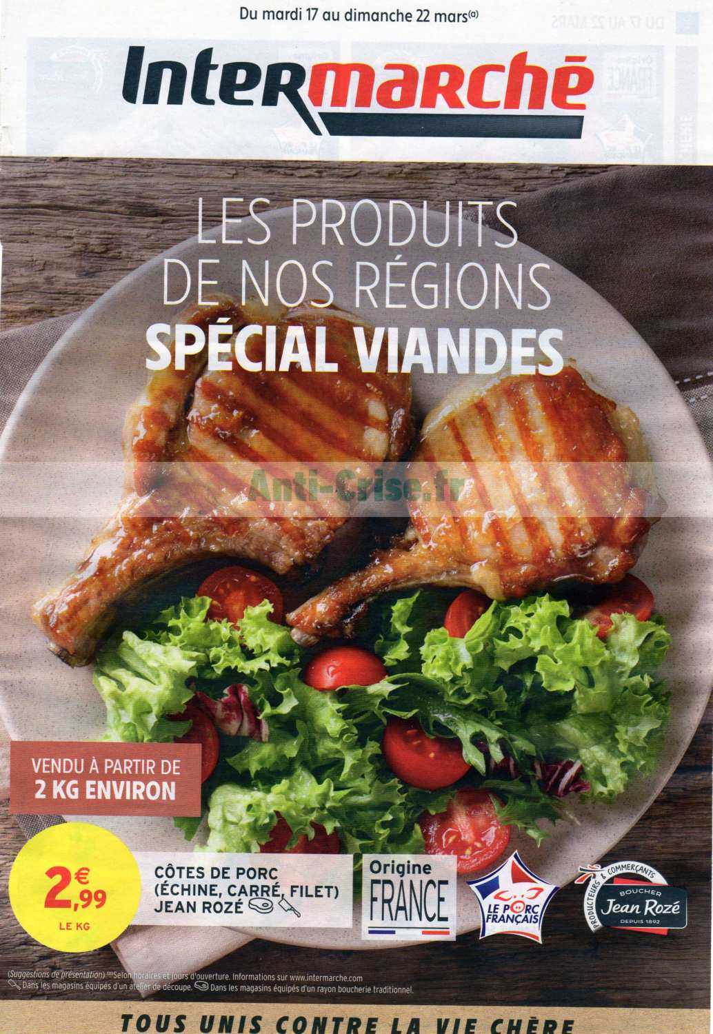 Anticrise.fr Catalogue Intermarché du 17 au 22 mars 2020 (Nord