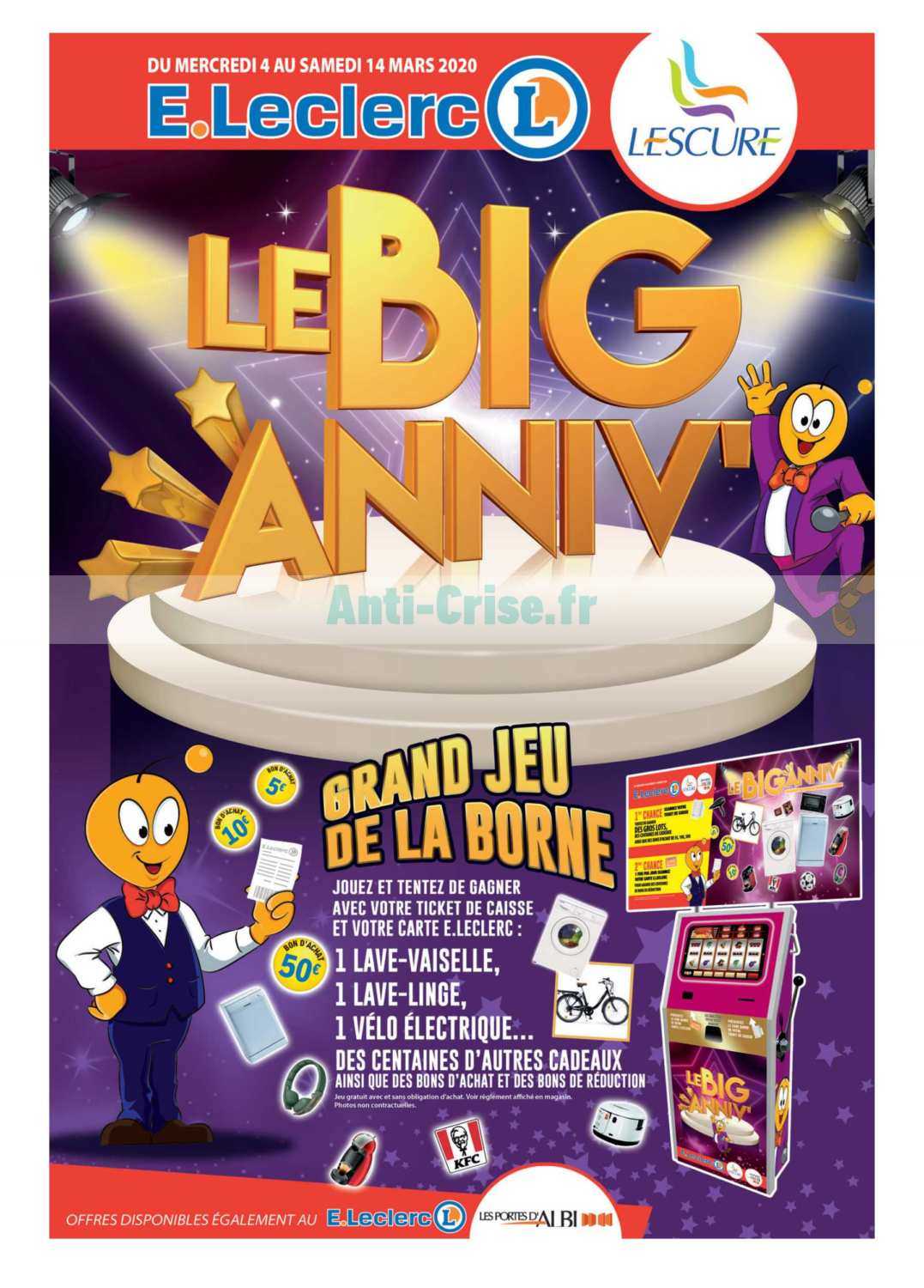 Anticrise.fr Catalogue Leclerc Local du 04 au 14 mars 2020 (Albi