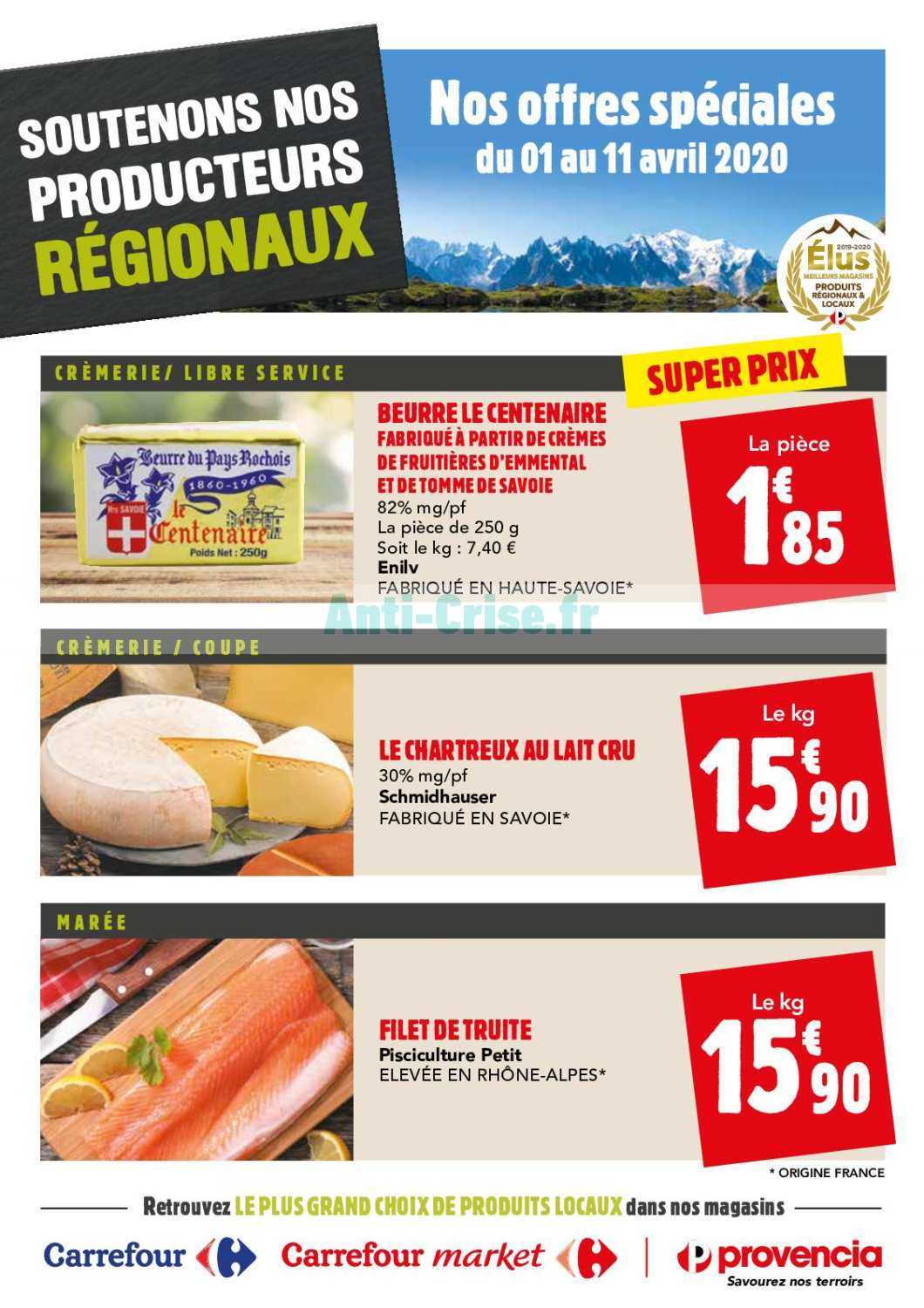 Catalogue Carrefour  Market  du 01 au 11 avril 2022 Centre 