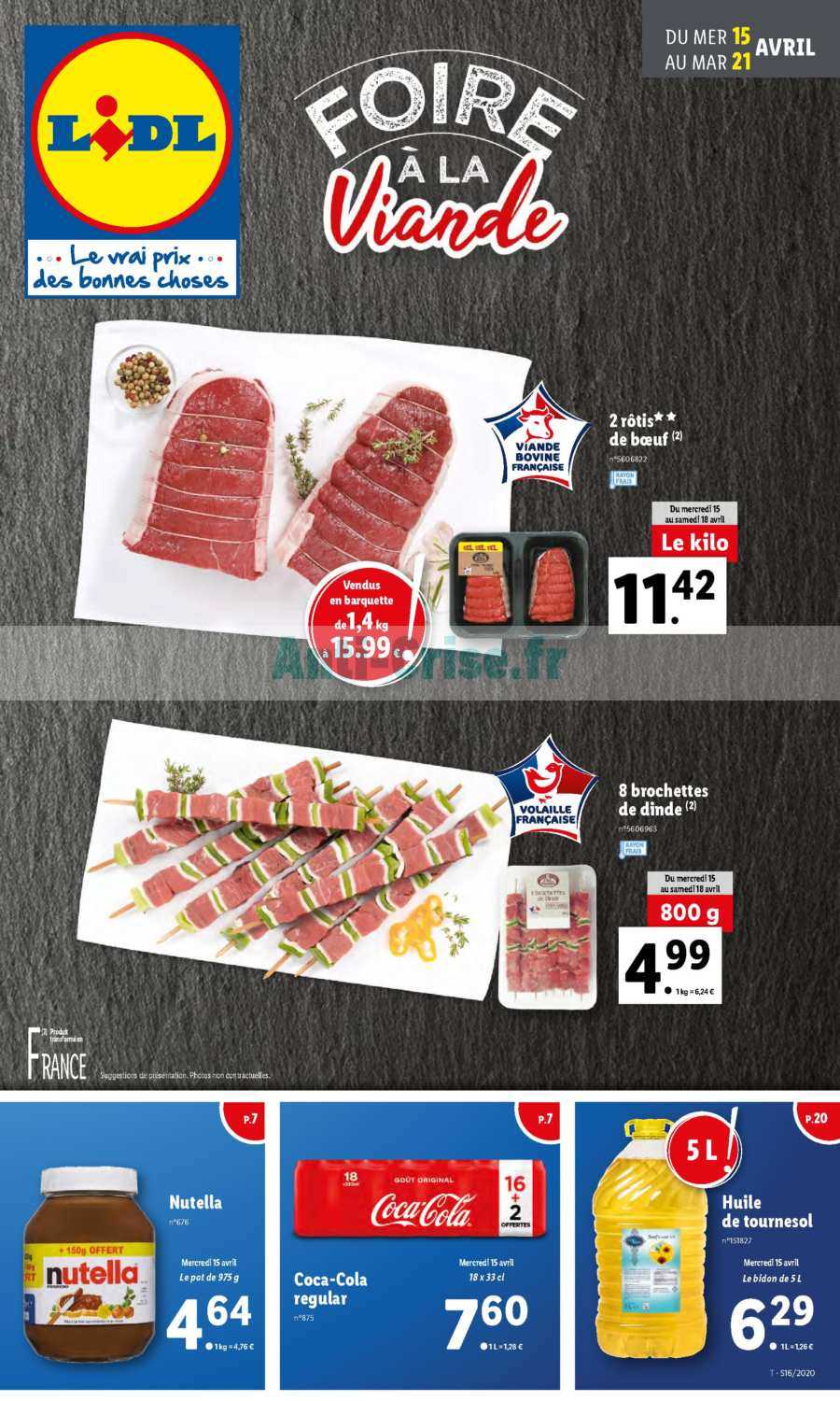 Catalogue Lidl Du 15 Au 21 Avril 2020 Catalogues Promos Bons