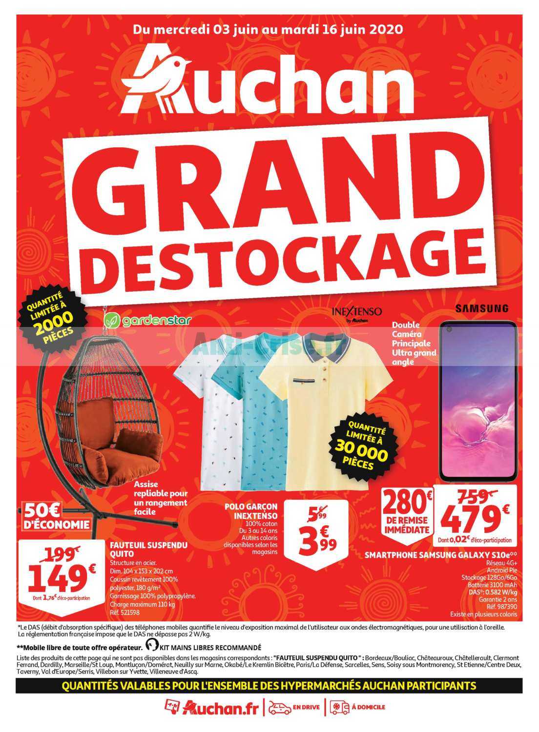 Anti-crise.fr | Catalogue Auchan du 03 au 16 juin 2020 (Déstockage)AUCHAN :  le nouveau catalogue du 03 au 16 juin 2020 est disponible! Découvrez ce qui  se cache dans le dernier catalogue.