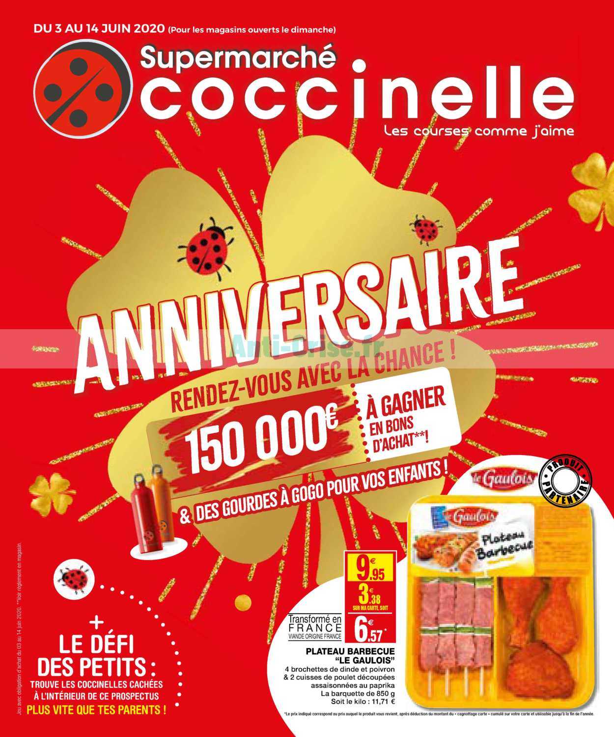 Anti crise.fr Catalogue Coccinelle Supermarch du 03 au 14 juin