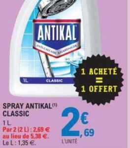 Spray ANTIKAL chez Leclerc (09/01 – 20/01)Spray ANTIKAL  chez Leclerc (09/01 - 20/01) - Catalogues Promos & Bons Plans, ECONOMISEZ !  