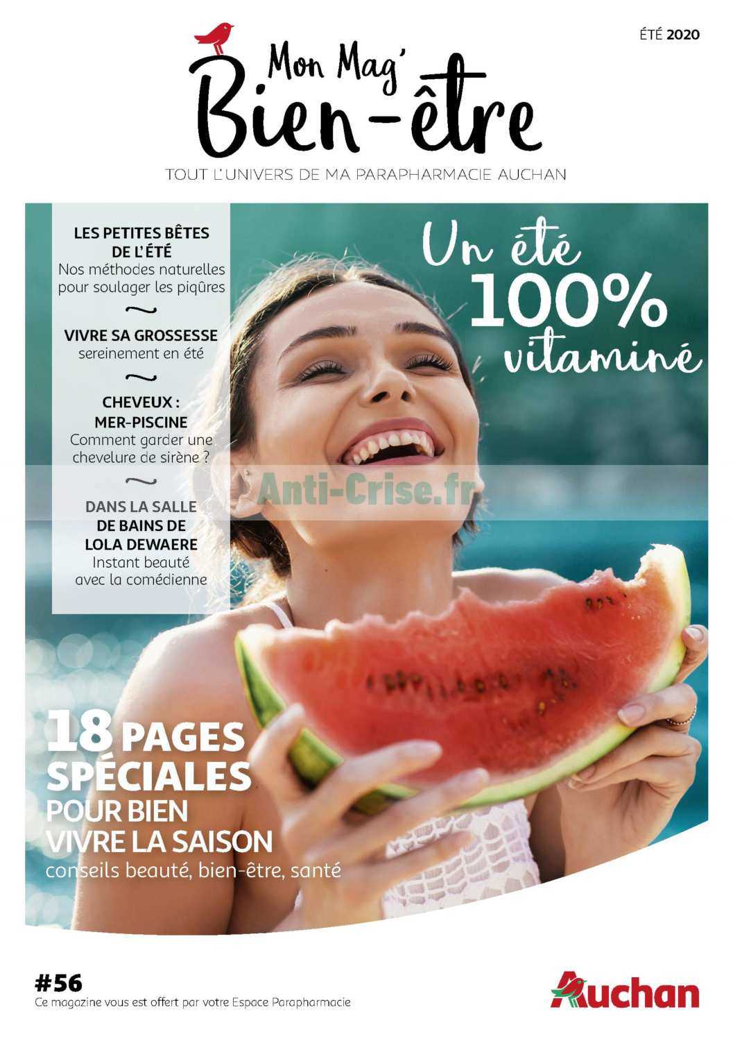 Anti Crise Fr Catalogue Auchan Du Juin Au Ao T Mag Bien