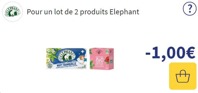 Éléphant - Infusion à la verveine BIO x25 - Supermarchés Match