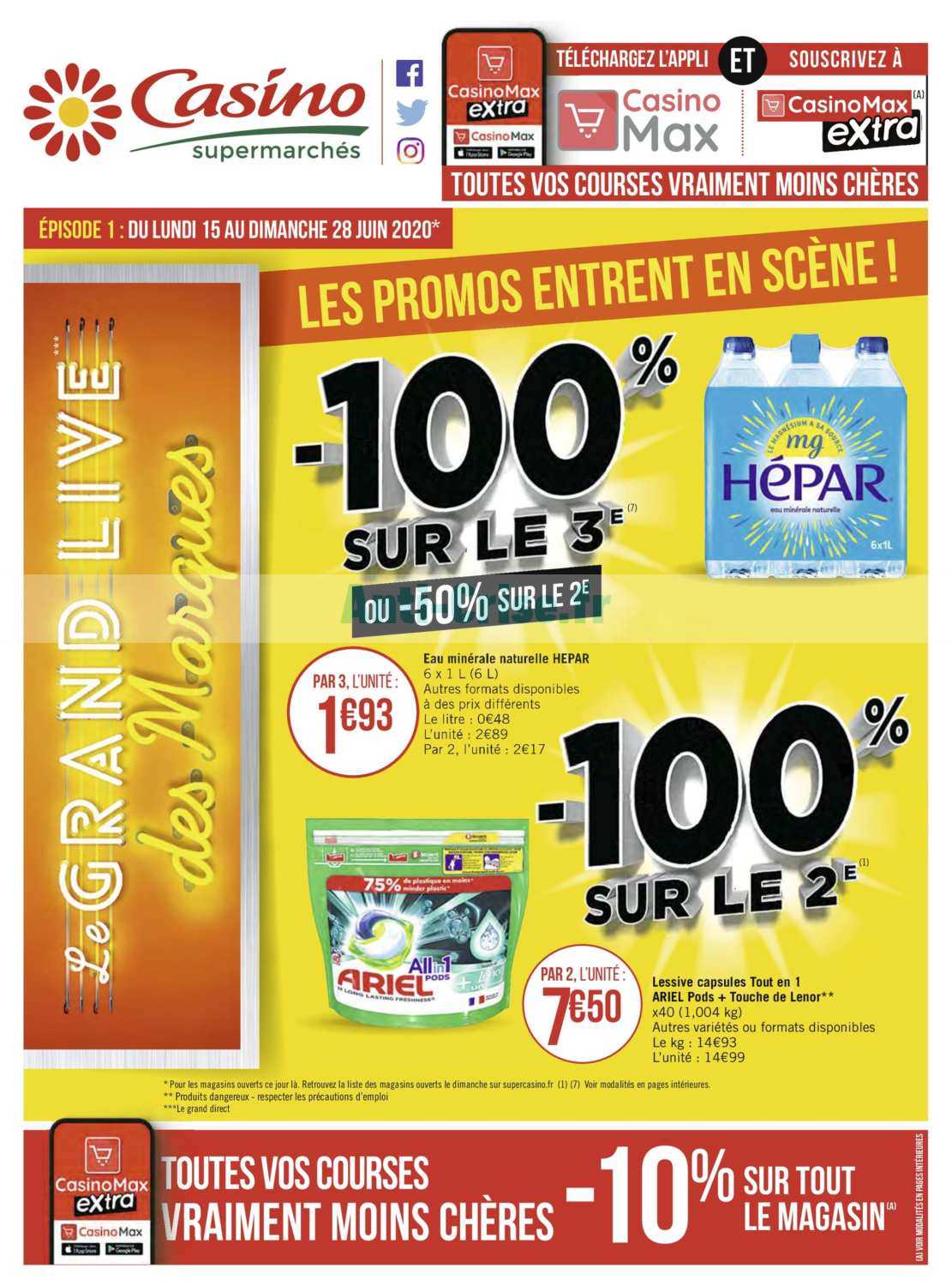 Casino le canon catalogue