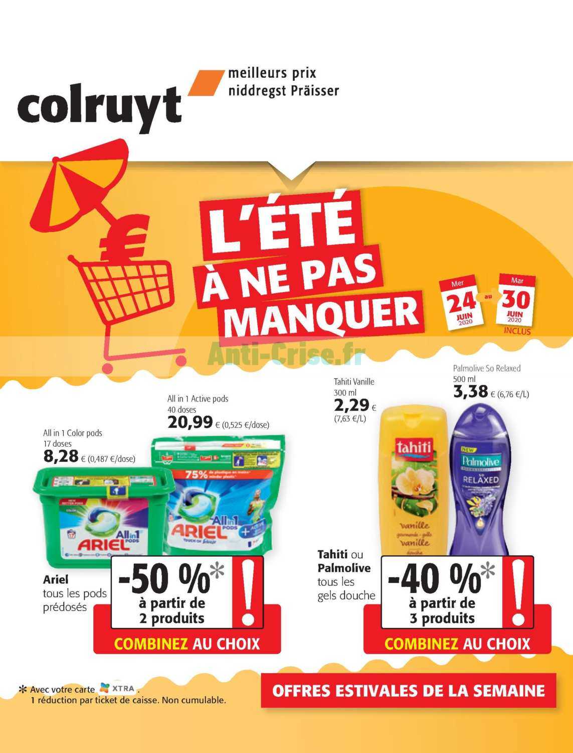 Anti-crise.fr | Catalogue Colruyt Belgique du 24 au 30 juin 2020COLRUYT