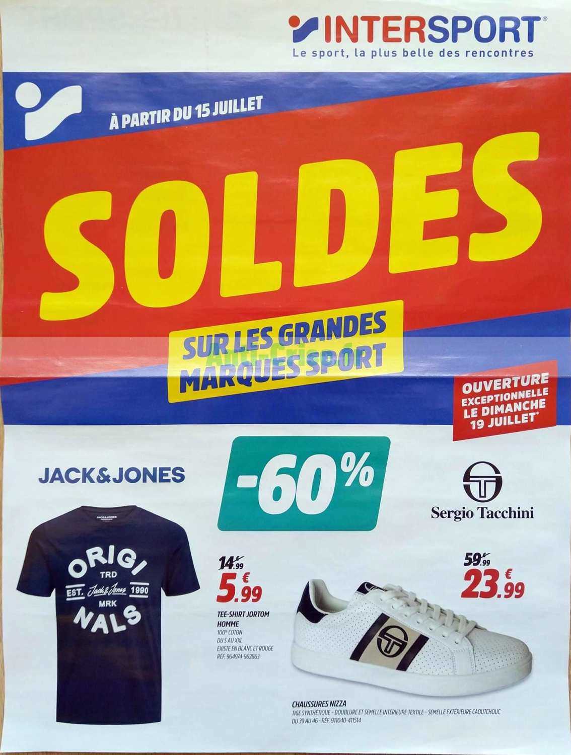 Anticrise.fr Catalogue Intersport du 15 juillet au 11 août