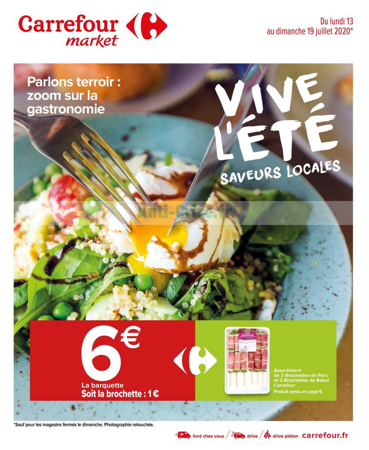 Anticrise.fr Catalogue Carrefour Market du 13 au 19 juillet 2020