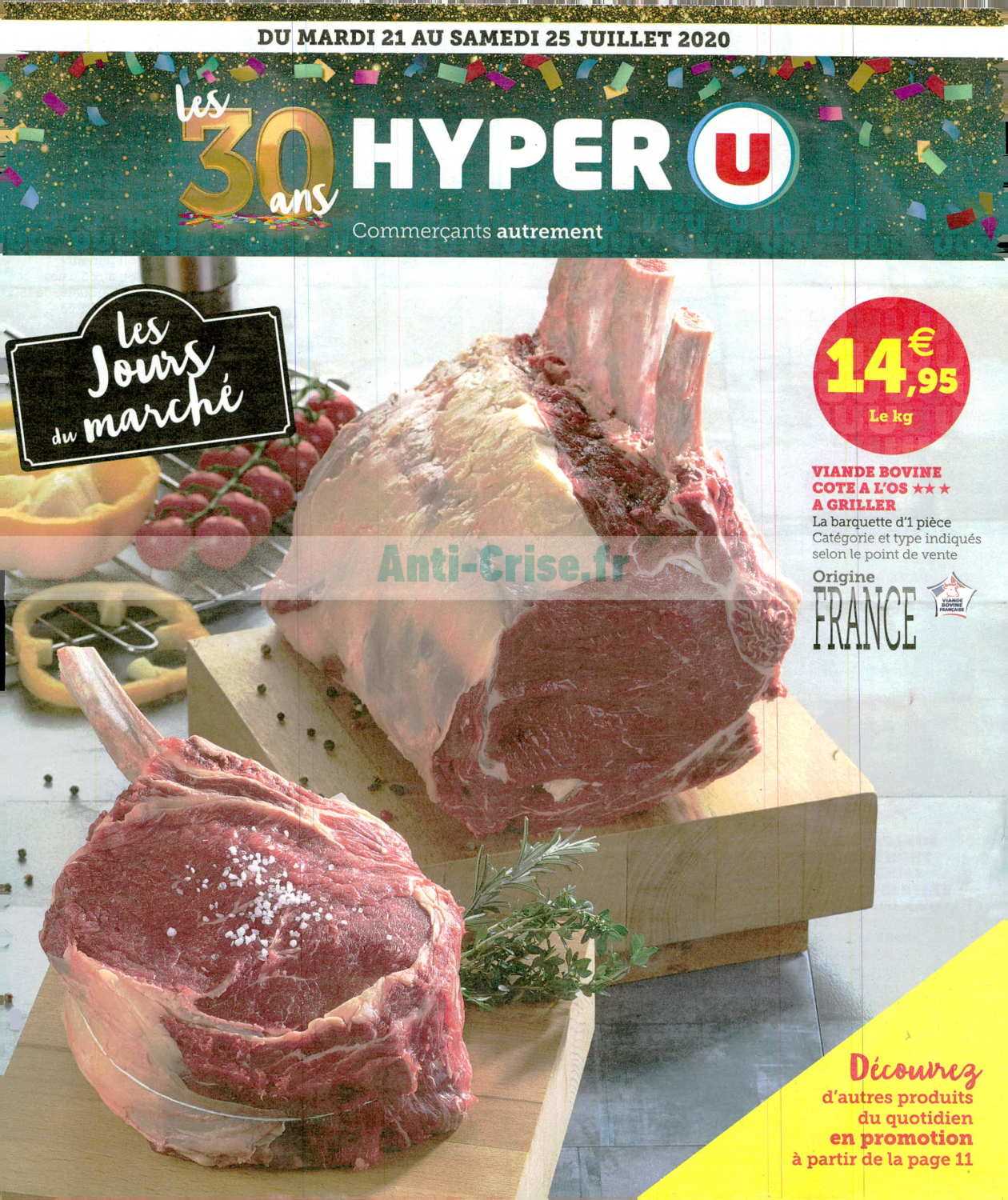 Anti Crisefr Catalogue Hyper U Du 21 Au 25 Juillet 2020 Nordhyper U Le Nouveau Catalogue 