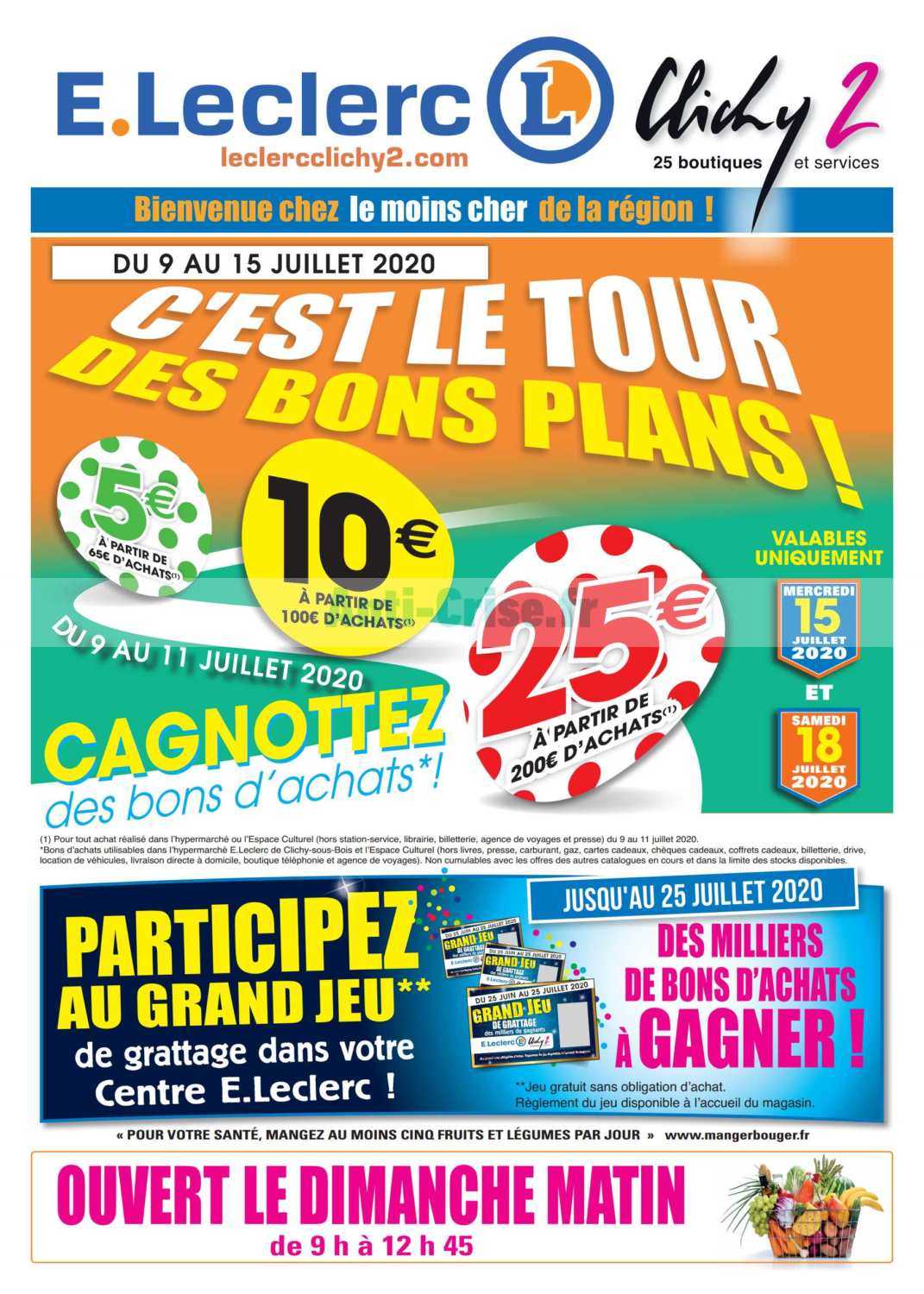 Anticrise.fr Catalogue Leclerc Local du 09 au 15 juillet 2020