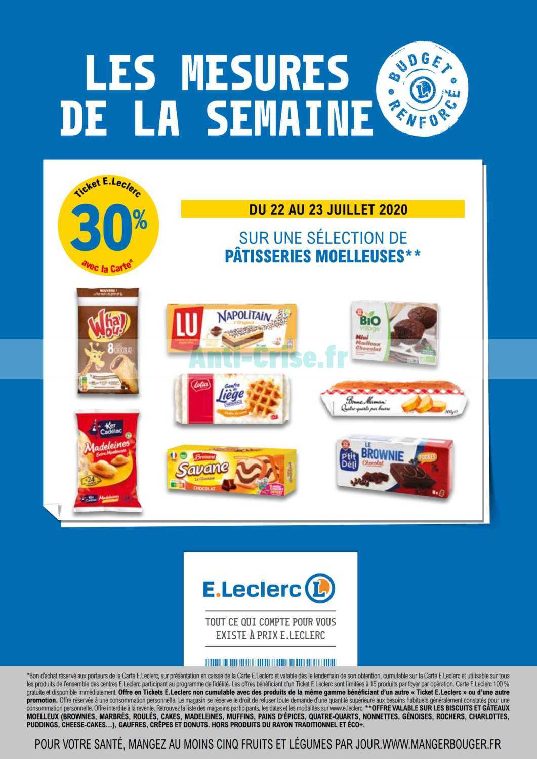 Anticrise.fr Catalogue Leclerc du 20 au 25 juillet 2020 (Les Mesures