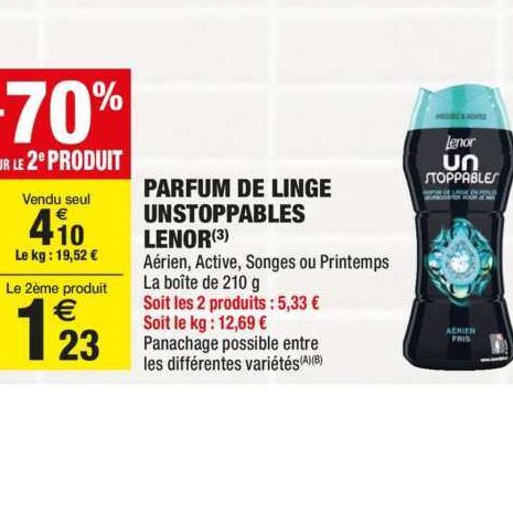 parfum de linge carrefour