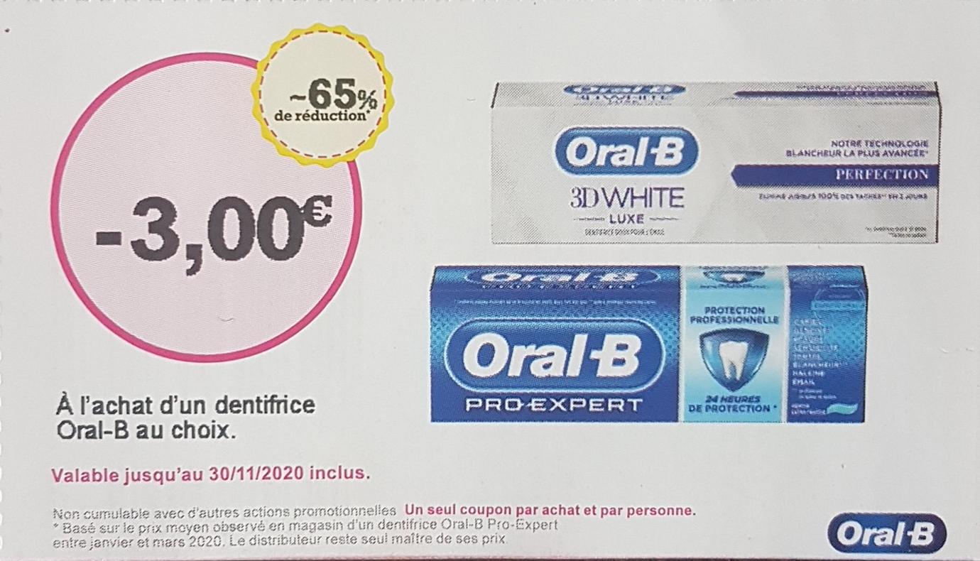 Anti-crise.fr | Oral-B : 3.00 € De Réduction Jusqu’au 30/11/2020 (Bon ...