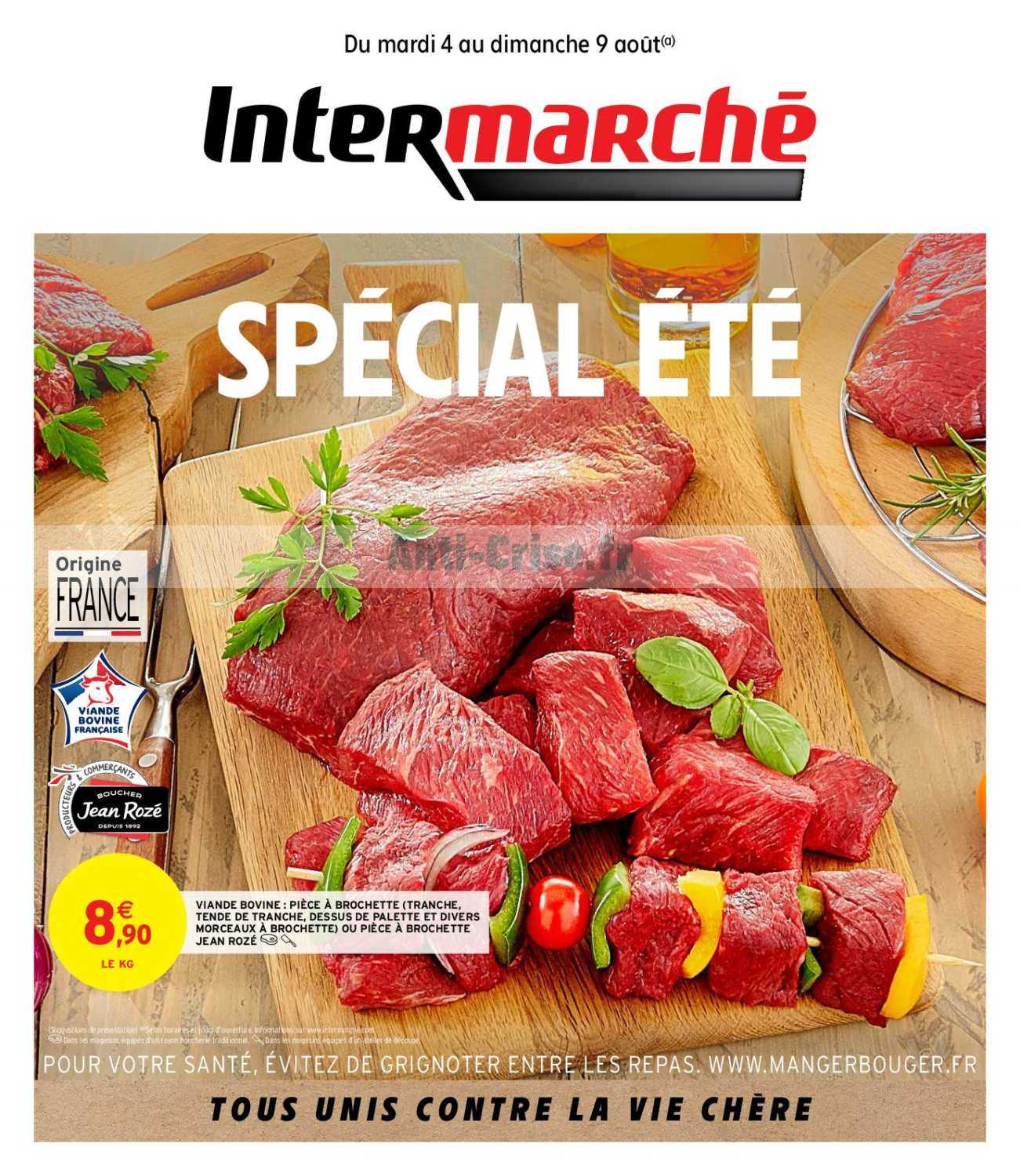 Anticrise.fr Catalogue Intermarché du 04 au 09 août 2020 (Est