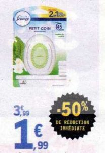 Désodorisant Petit Coin Febreze chez Leclerc (29/09 –  10/10)Désodorisant Petit Coin Febreze chez Leclerc (29/09 - 10/10) -  Catalogues Promos & Bons Plans, ECONOMISEZ ! 