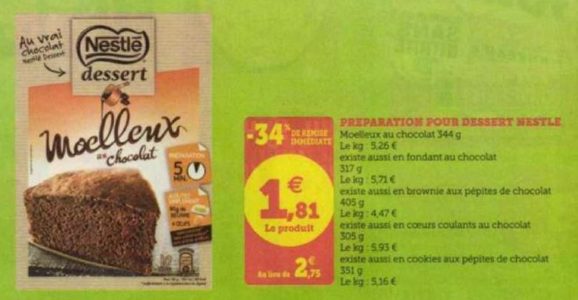 Anti Crise Fr Preparation Pour Gateau Nestle Chez Magasins U 29 09 10 10 Preparation Pour Gateau Nestle Chez Magasins U 29 09 10 10 Catalogues Promos Bons Plans Economisez Anti Crise Fr