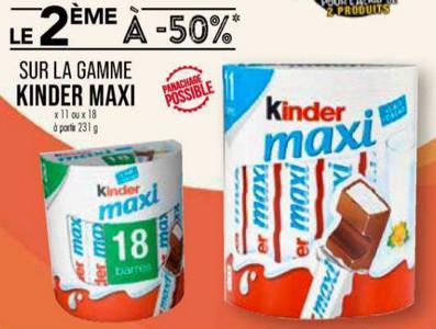 KINDER Maxi x11 - 231g