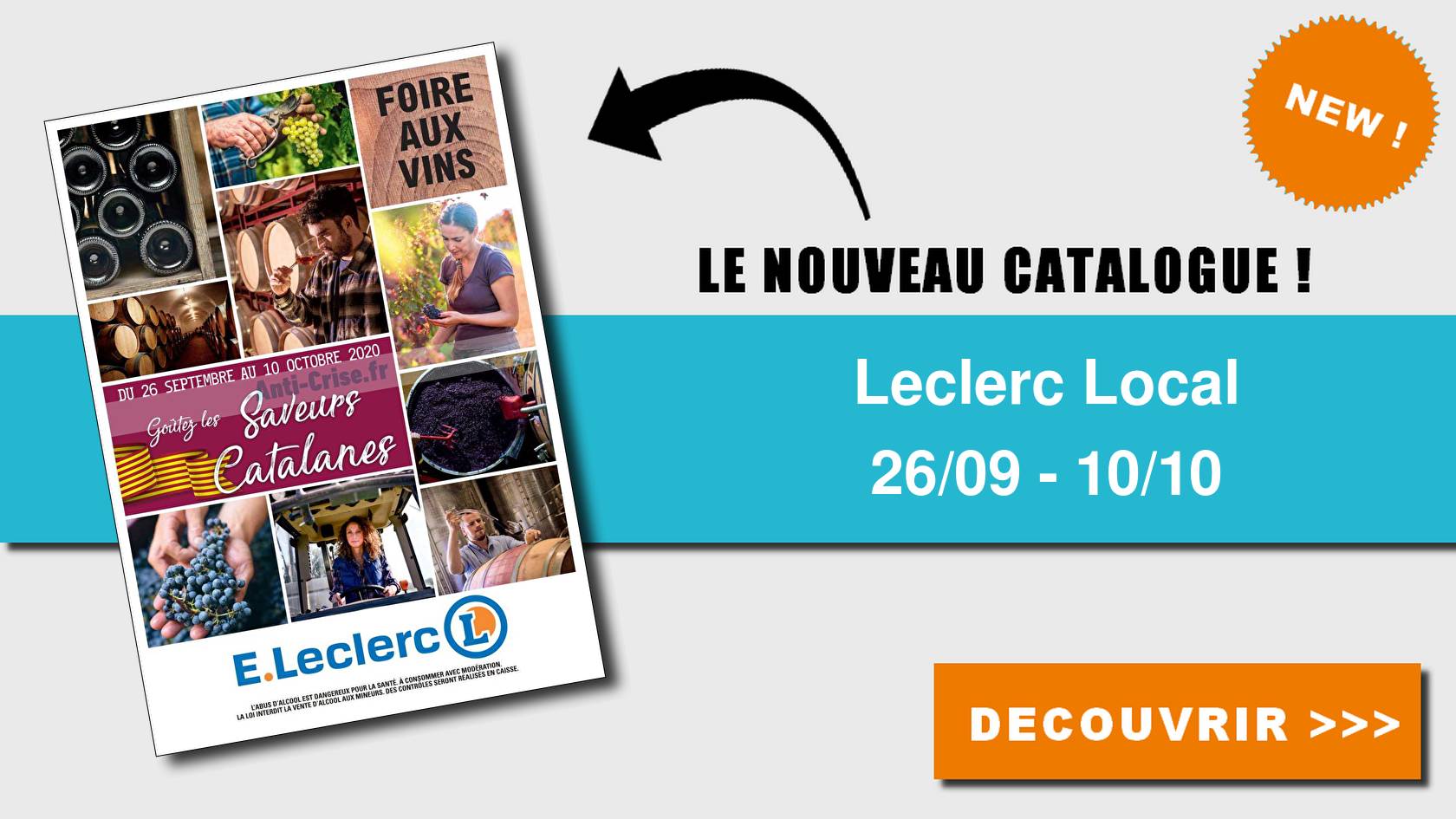 Anti-crise.fr | Catalogue Leclerc Local du 26 septembre au 10 octobre