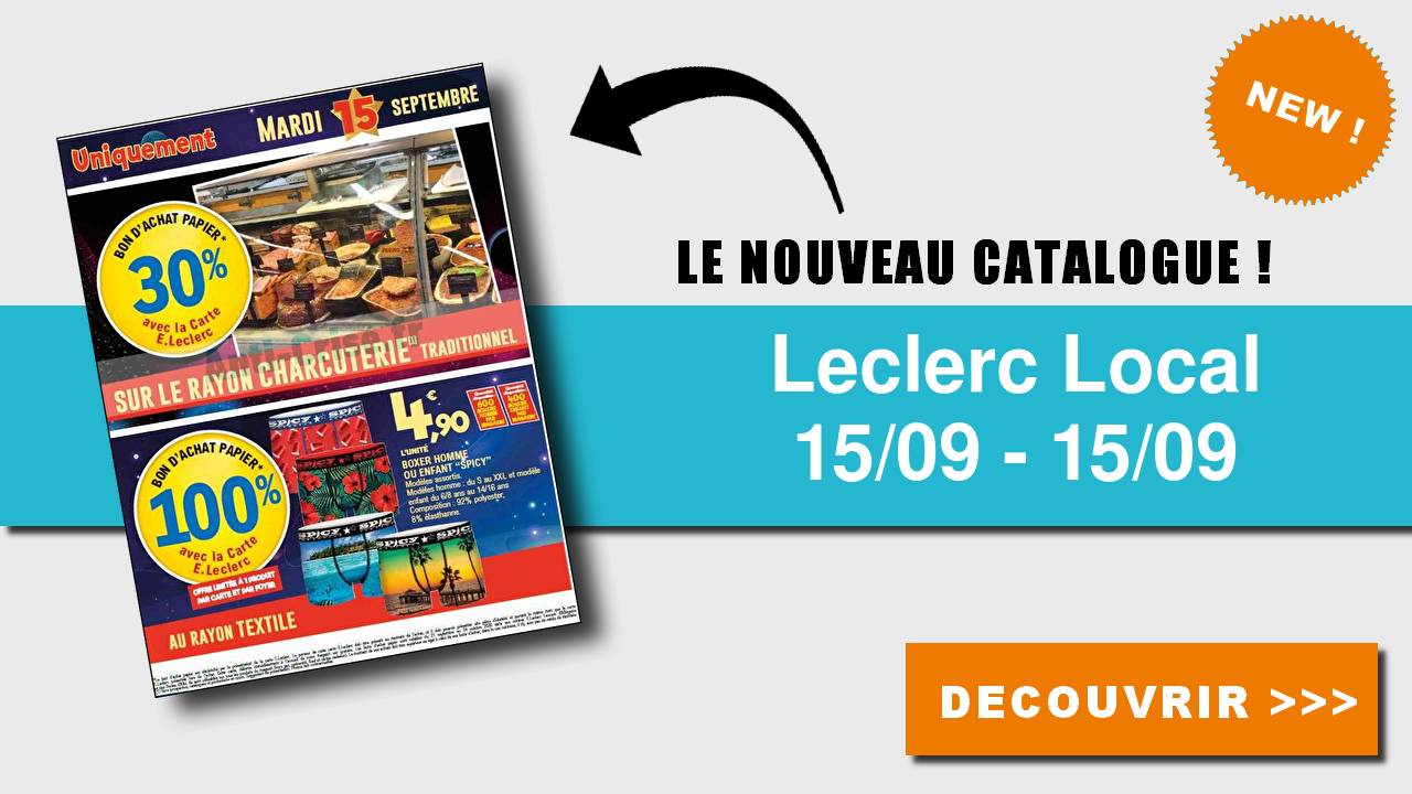 Anticrise.fr Catalogue Leclerc Local du 15 septembre 2020 (Albi