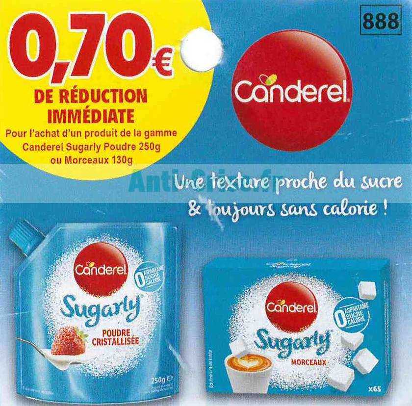 Bdr 0,70€ Canderel Sugarly (31/12)