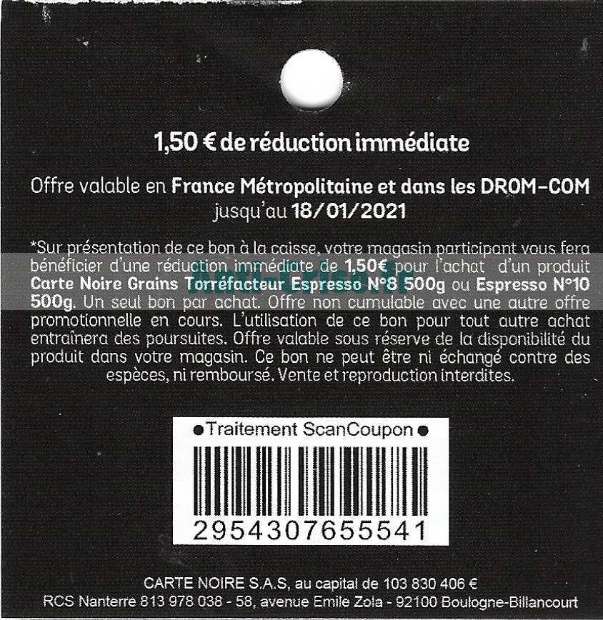 Anti Crise Fr Carte Noire 1 5 De Reduction Jusqu Au 18 01 21 Bon De Reduction En Magasin Carte Noire 1 5 De Reduction Jusqu Au 18 01 21 Bon De Reduction En Magasin Catalogues Promos