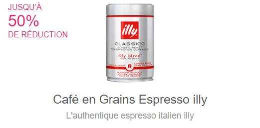 Shopmium  Café en grains illy 100% Arabica