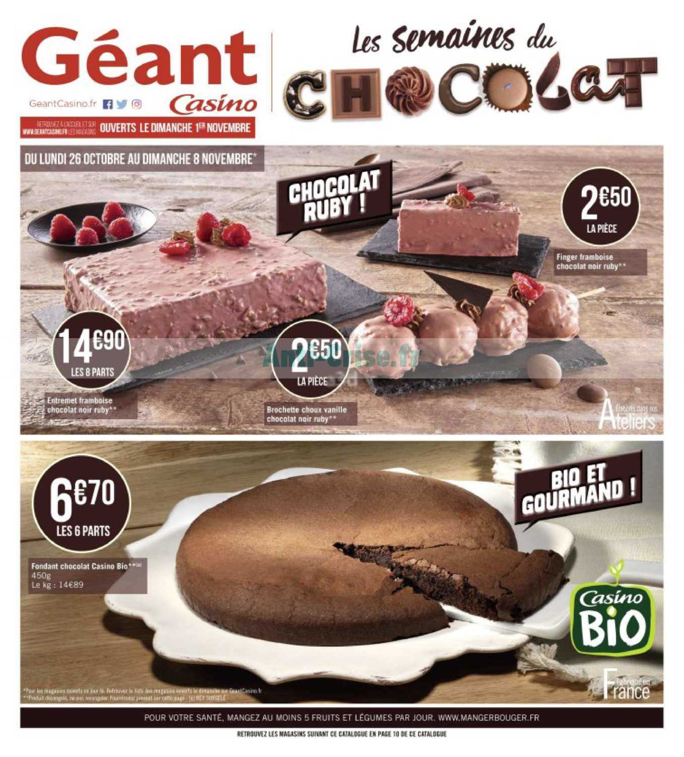 Anti Crise Fr Catalogue Geant Casino Du 26 Octobre Au 08 Novembre Chocolat Geant Casino Le Nouveau Catalogue Du 26 Octobre Au 08 Novembre Est Disponible Les Nouvelles Promos