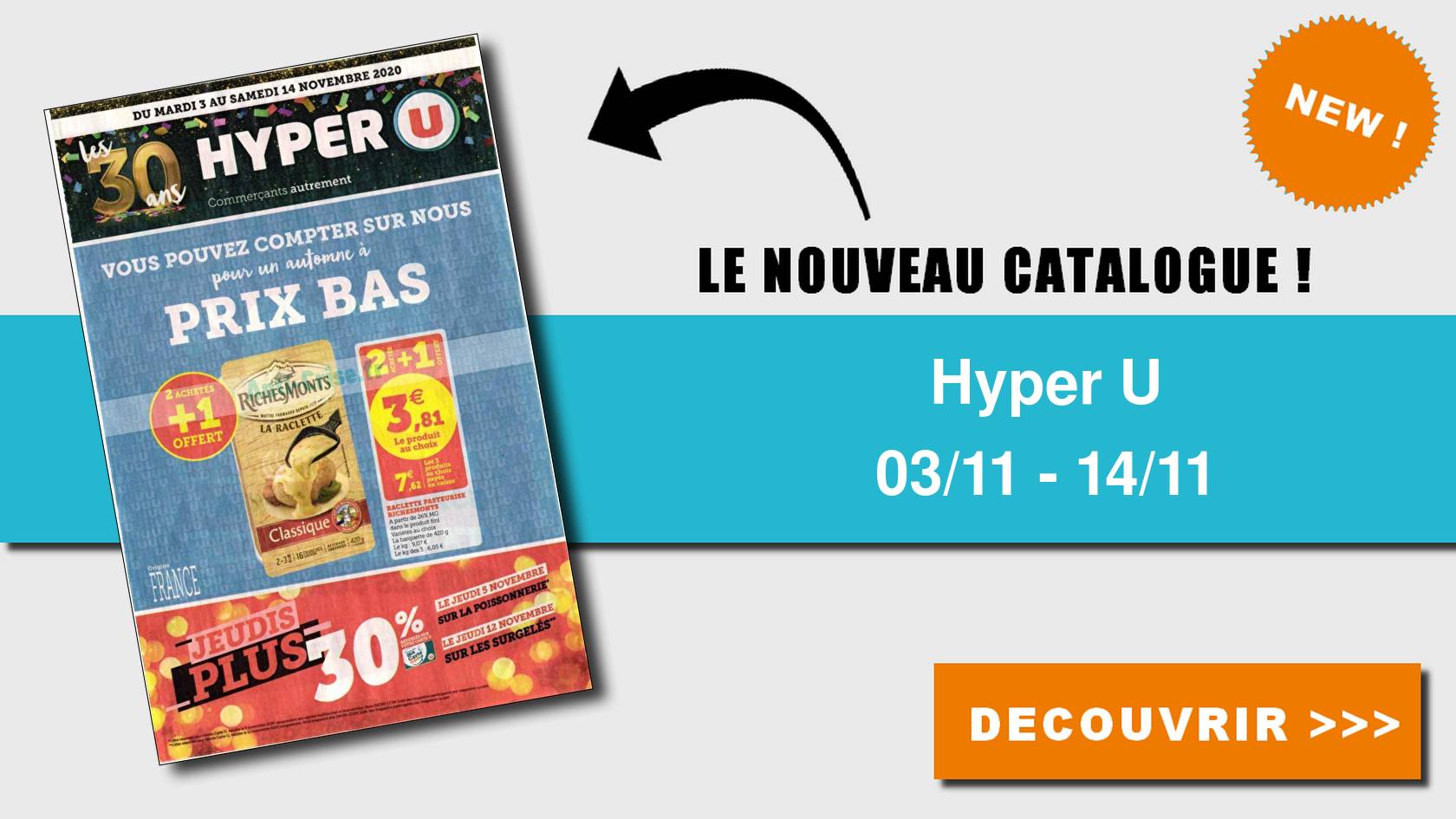 Anti Crisefr Catalogue Hyper U Du 03 Au 14 Novembre 2020hyper U Le Nouveau Catalogue Du 03 