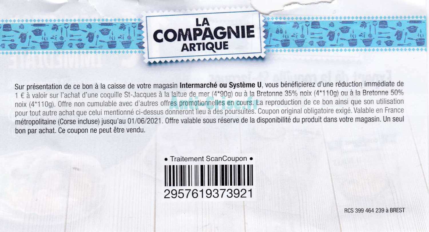 LA COMPAGNIE ARTIQUE 1 € de réduction jusqu'au 01/06