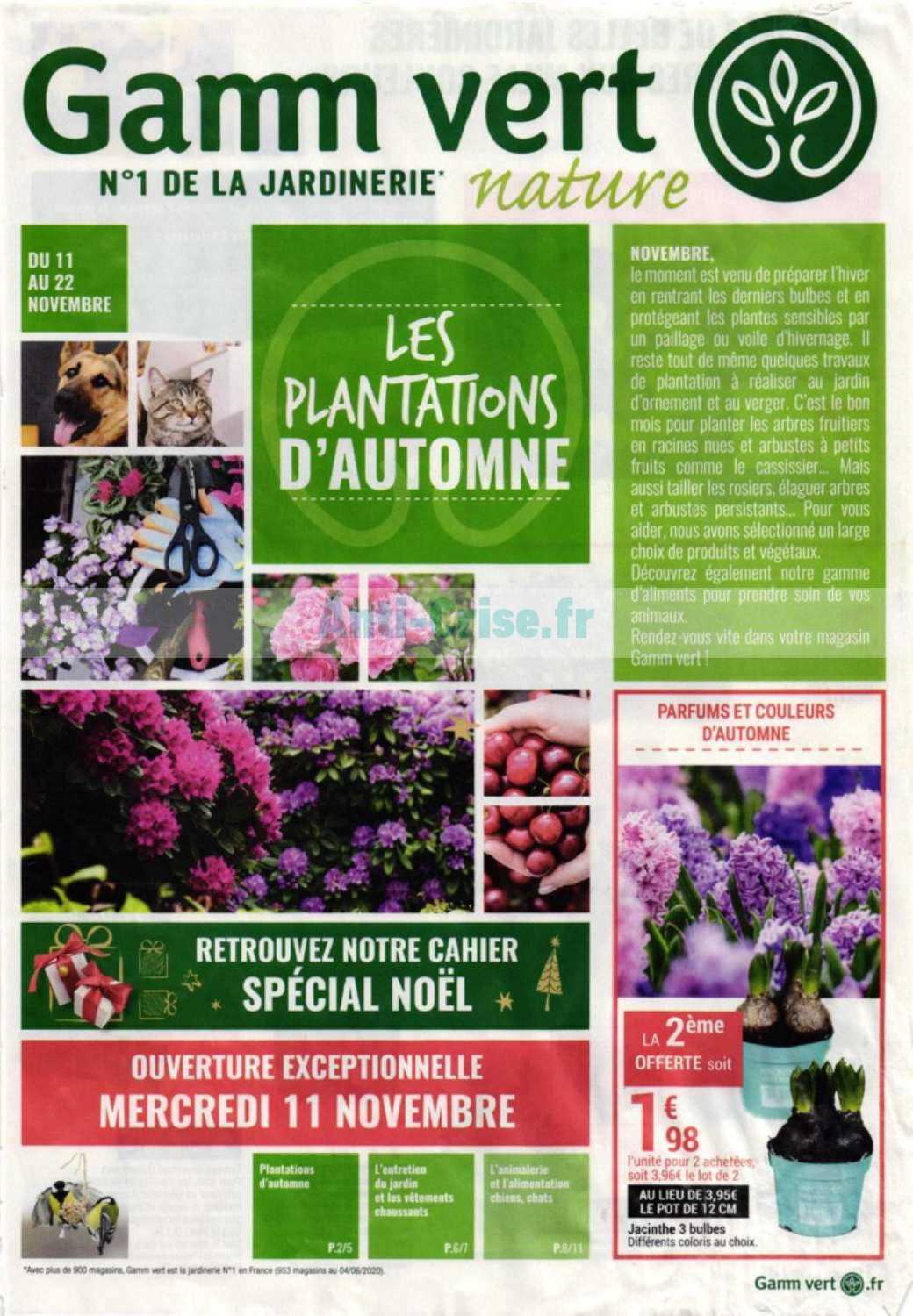 Anti-crise.fr | Catalogue Gamm Vert du 12 au 22 novembre 2020GAMM VERT : le  nouveau catalogue du 12 au 22 novembre 2020 est disponible! Ne manquez pas  les réductions du catalogue.