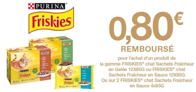 FRISKIES Sachets fraîcheur en sauce 4x85g