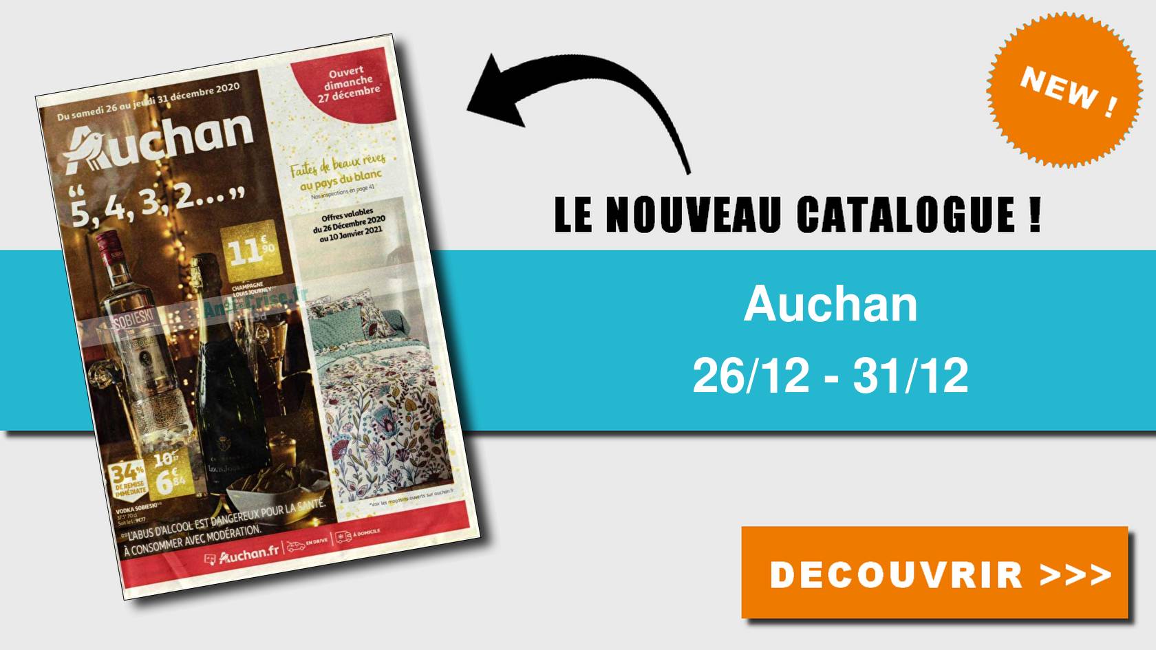 Auchan Le Nouveau Catalogue Du 26 Au 31 Decembre Est Disponible Voici Les Dernieres Promos A Ne Pas Manquer