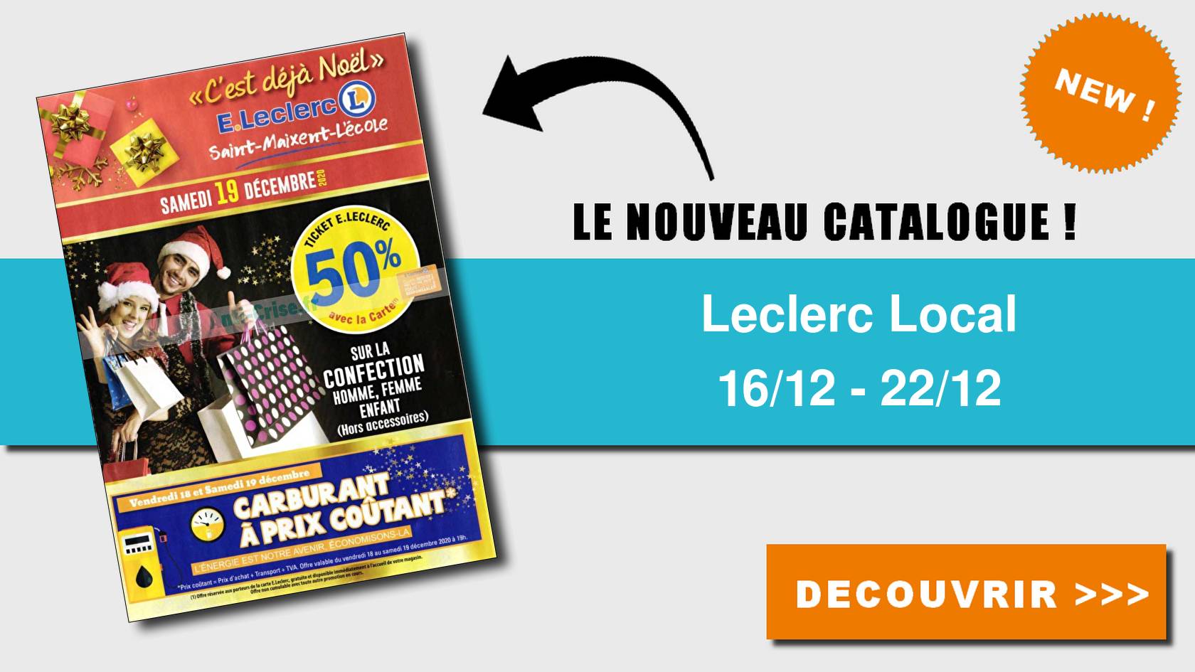 Prix Du Carburant Leclerc Saint Maixent L ecole Anti-crise.fr | Catalogue Leclerc Local du 16 au 22 décembre 2020 (Saint  Maixent l'Ecole)LECLERC LOCAL : le nouveau catalogue du 16 au 22 décembre  2020 est disponible! Voici les dernières promos à ne pas manquer.