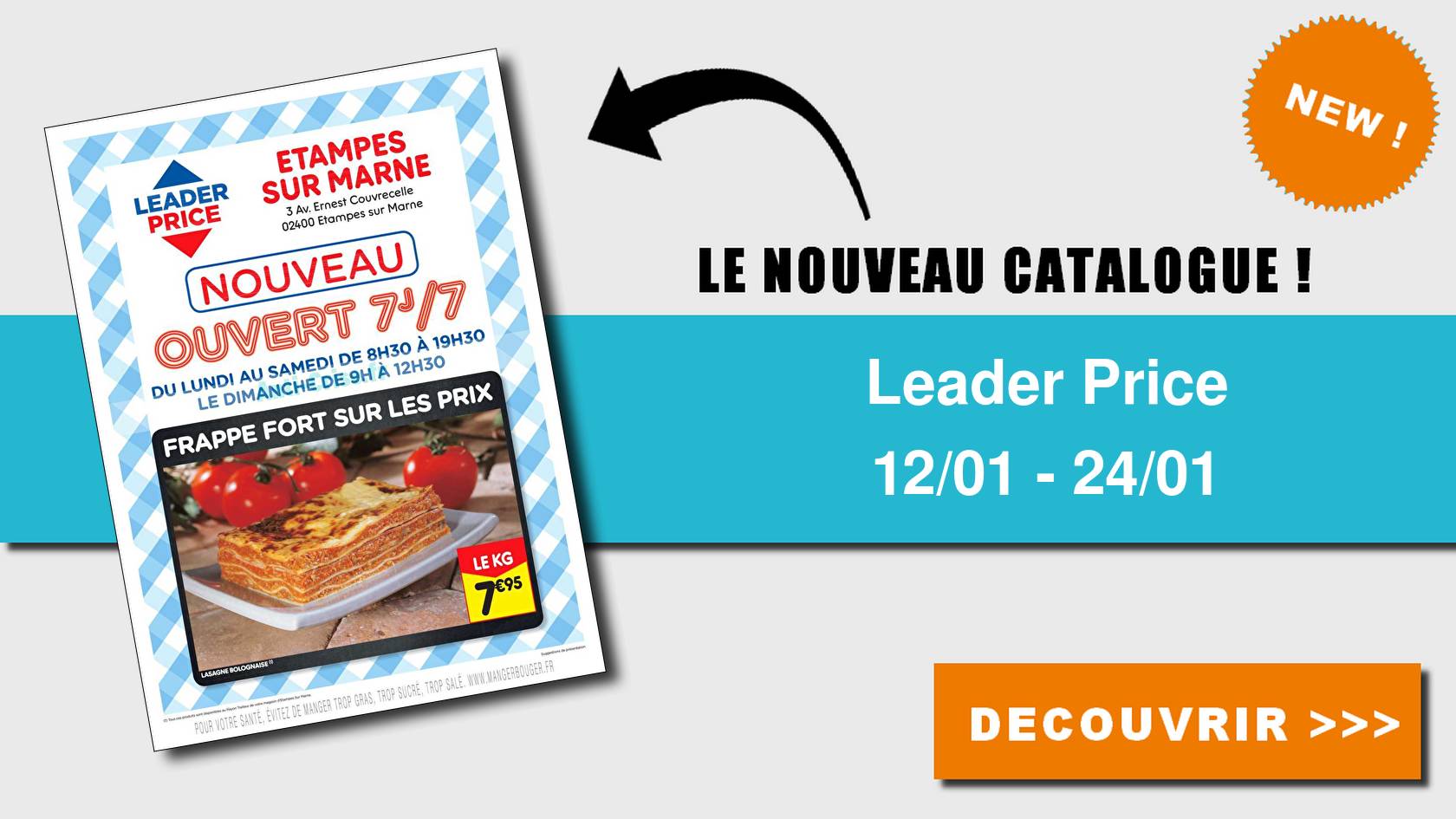 Leader Price Le Nouveau Catalogue Du 12 Au 24 Janvier 2021 Est Disponible Les Nouvelles Promos