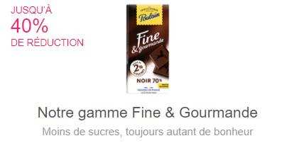 Chocolat Poulain Ligne Gourmande noir 70% cacao