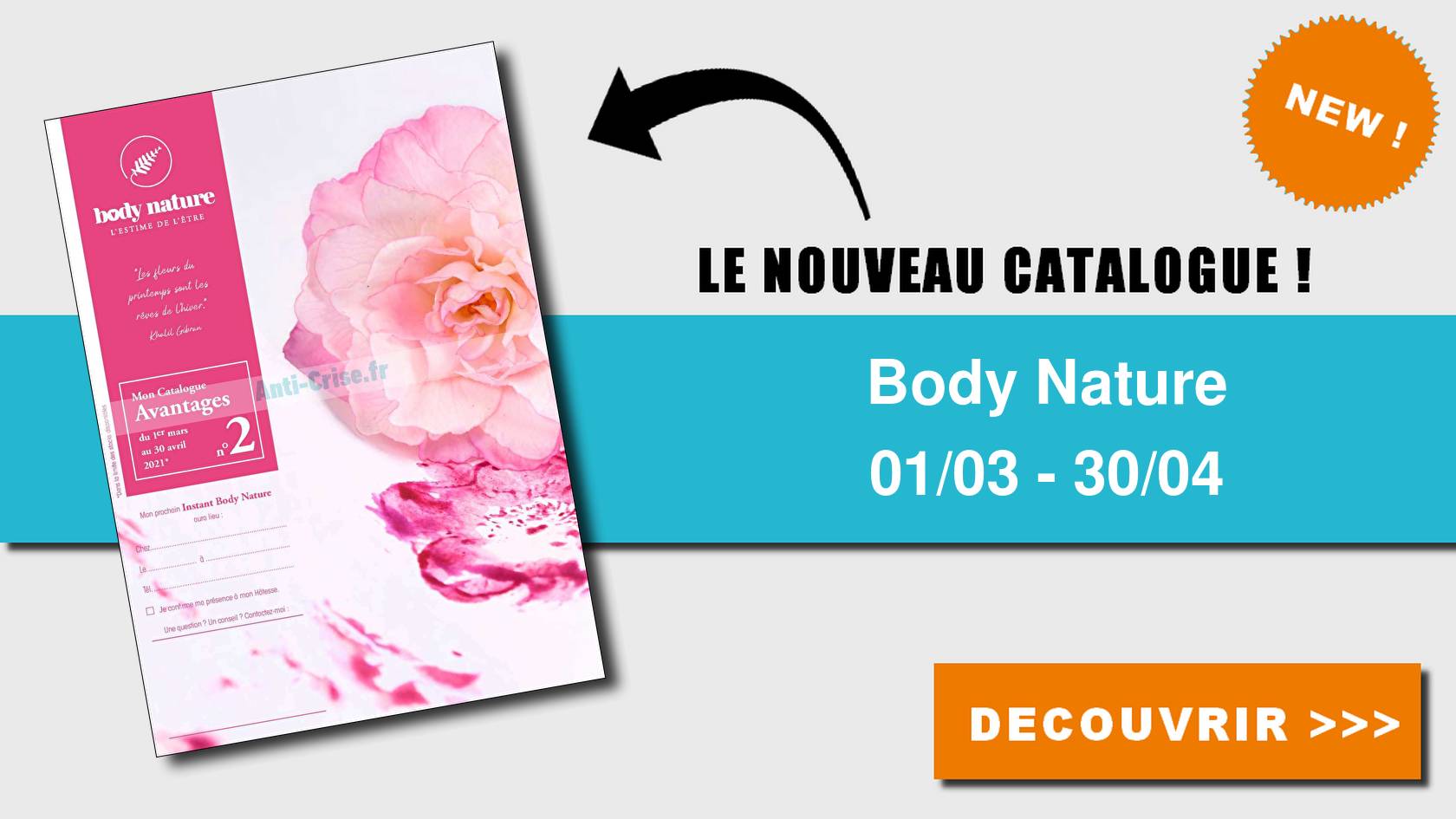 Anti Crise Fr Catalogue Body Nature Du 01 Mars Au 30 Avril 2021body Nature Le Nouveau Catalogue Du 01 Mars Au 30 Avril 2021 Est Disponible Decouvrez Ce Qui Se Cache Dans Le Dernier Catalogue
