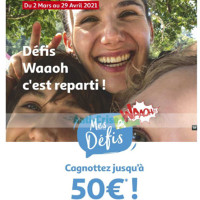 Auchan : Défis Waaoh! Cagnottez Jusqu&rsquo;à 50€
