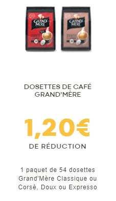 Promo Malongo café dosettes la grande réserve chez Géant Casino