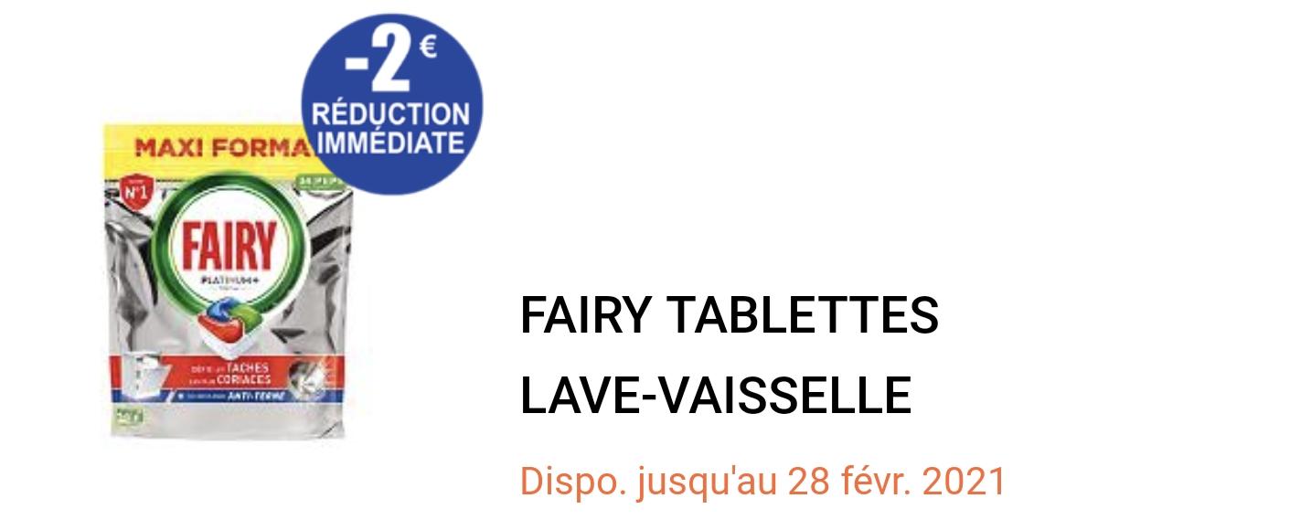 Tablettes lave-vaisselle FAIRY chez Leclerc (27/04 – 08/05)Tablettes  lave-vaisselle FAIRY chez Leclerc (27/04 - 08/05) - Catalogues Promos &  Bons Plans, ECONOMISEZ ! 