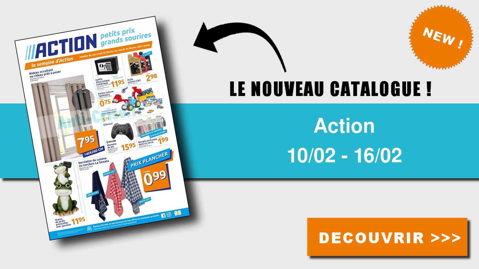 Anti Crise Fr Catalogue Action Du 10 Au 16 Fevrier 2021action Le Nouveau Catalogue Du 10 Au 16 Fevrier 2021 Est Disponible Ne Manquez Pas Les Reductions Du Catalogue
