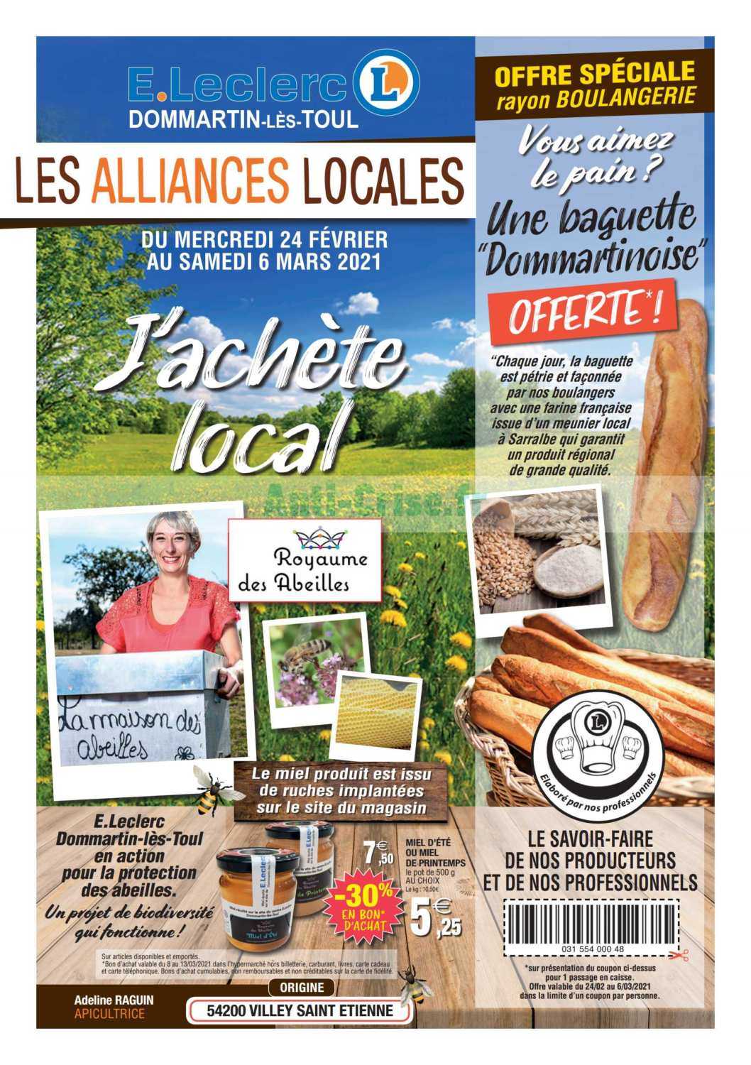 Anti Crise Fr Catalogue Leclerc Local Du 23 Fevrier Au 06 Mars 2021 Dommartin Les Toul Leclerc Local Le Nouveau Catalogue Du 23 Fevrier Au 06 Mars 2021 Est Disponible Ne Manquez Pas Les Reductions Du Catalogue