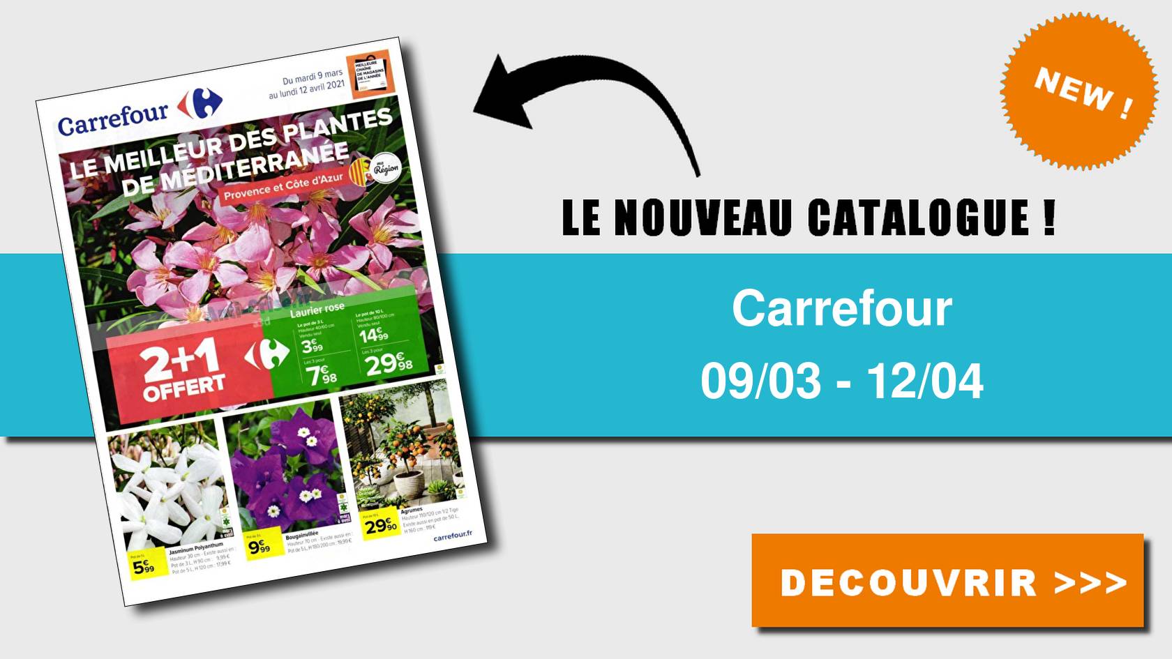 Promo Marché aux fleurs chez Carrefour