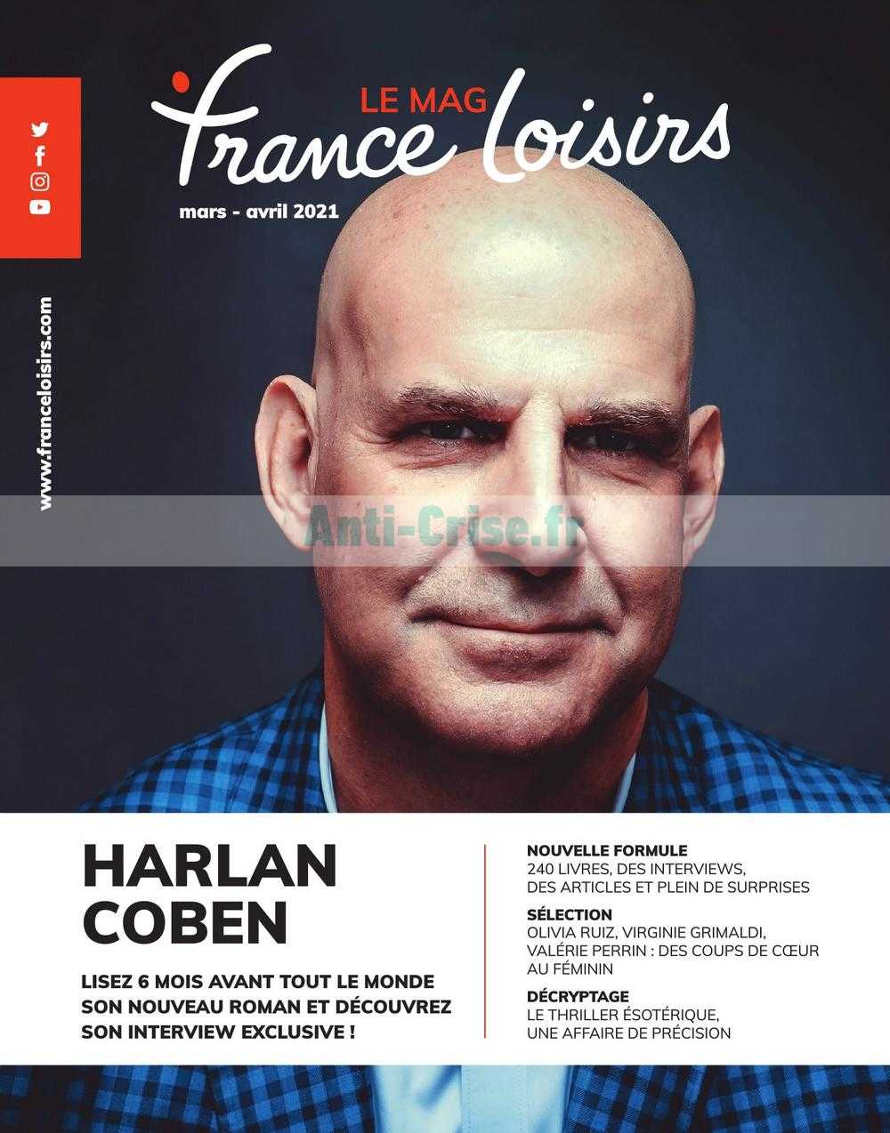 Anti Crise Fr Catalogue France Loisirs Du 01 Mars Au 30 Avril 21france Loisirs Le Nouveau Catalogue Du 01 Mars Au 30 Avril 21 Est Disponible Decouvrez Les Bons Plans Du Dernier Catalogue