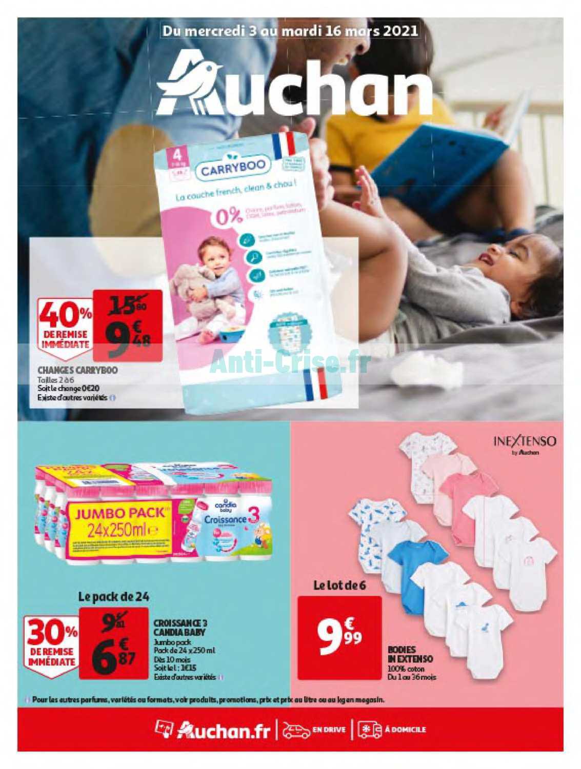 Anti Crise Fr Catalogue Auchan Local Du 03 Au 16 Mars 21 Beauvais Amiens Bebe Auchan Local Le Nouveau Catalogue Du 03 Au 16 Mars 21 Est Disponible Les Nouvelles Promos