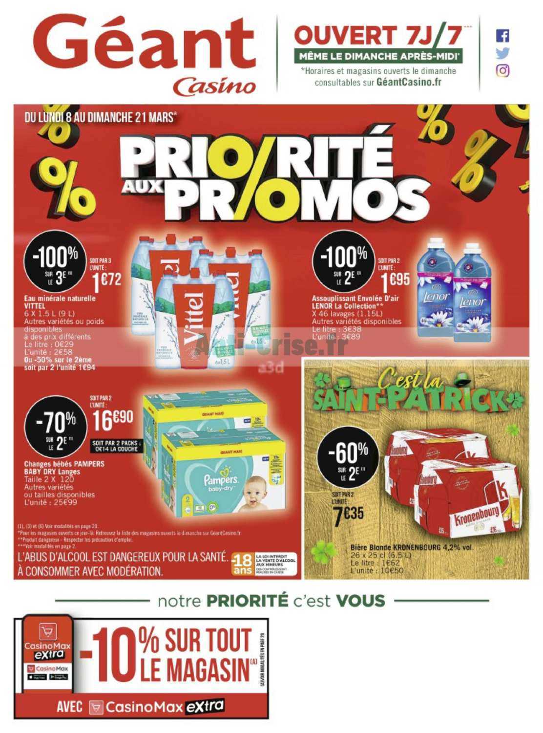 Geant Casino Le Nouveau Catalogue Du 08 Au 21 Mars 2021 Est Disponible Decouvrez Les Bons Plans Du Dernier Catalogue