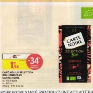 Café Carte Noire Sélection Bio