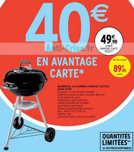 Où trouver le barbecue à charbon Kettle de Weber à moins de 100 € ?