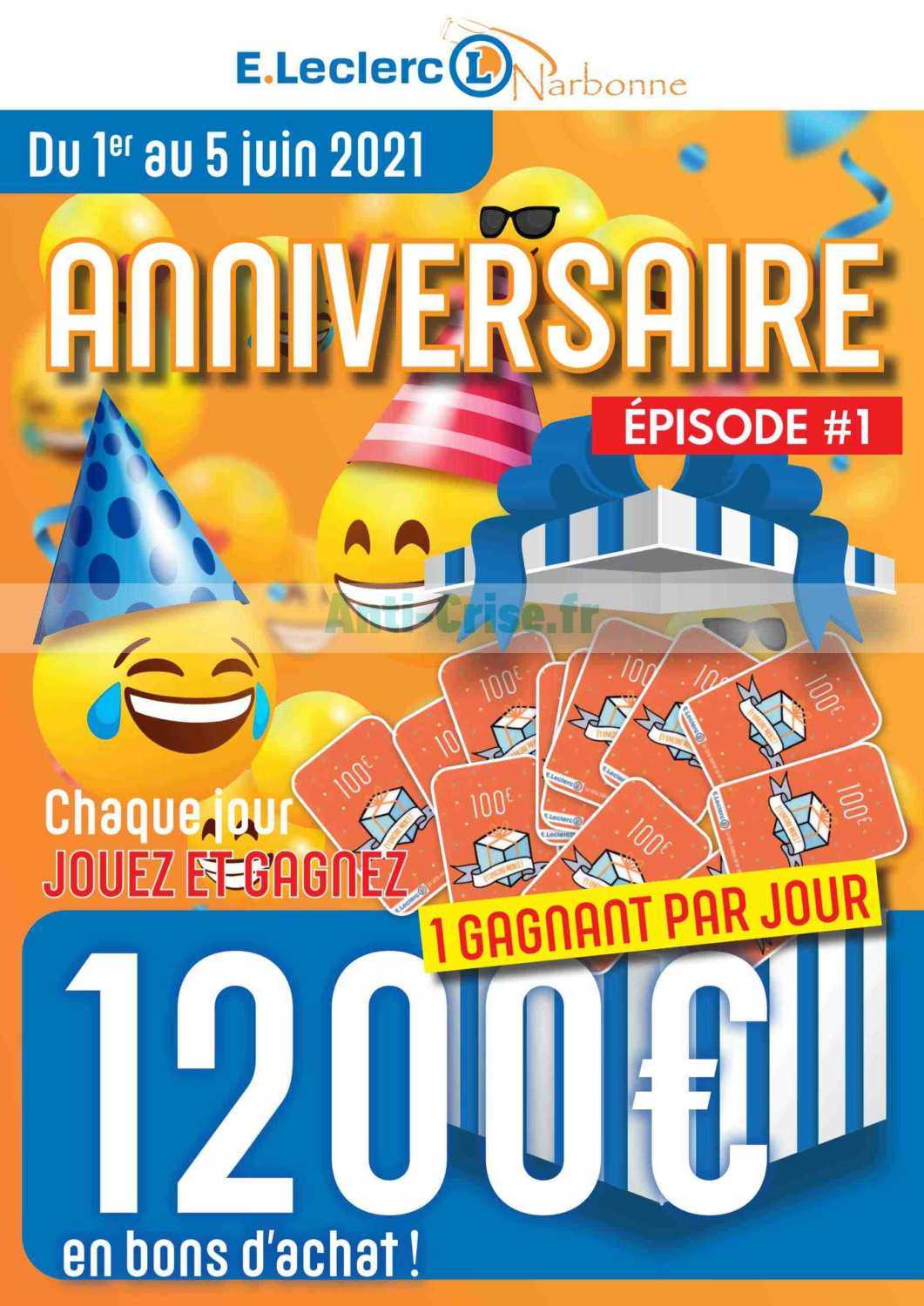 Anti Crise Fr Catalogue Leclerc Local Du 01 Au 05 Juin 21 Narbonne Leclerc Local Le Nouveau Catalogue Du 01 Au 05 Juin 21 Est Disponible Decouvrez Les Bons Plans Du Dernier Catalogue