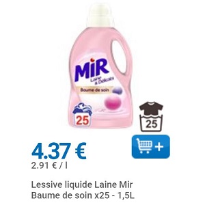 Lessive Liquide Spécialiste Mir chez Leclerc (01